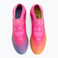 Încălțăminte de fotbal PUMA Future 9 Pro FG/AG poison pink/sun stream/bright aqua/puma white 5