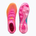 Încălțăminte de fotbal PUMA Future 9 Match FG/AG poison pink/puma white/sun stream/bright aqua/puma black 3