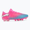 Încălțăminte de fotbal PUMA Future 9 Match Fusion FG/AG poison pink/puma white/sun stream/bright aqua/puma black 2