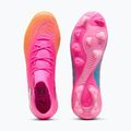 Încălțăminte de fotbal PUMA Future 9 Match Fusion FG/AG poison pink/puma white/sun stream/bright aqua/puma black 4