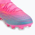 Încălțăminte de fotbal pentru copii PUMA Future 9 Pro FG/AG Jr poison pink/puma wht/sun stream/bright aqua/puma blk 7