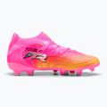 Încălțăminte de fotbal pentru copii PUMA Future 9 Pro FG/AG Jr poison pink/puma wht/sun stream/bright aqua/puma blk 2