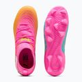 Încălțăminte de fotbal pentru copii PUMA Future 9 Match FG/AG Jr poison pink/puma white/sun stream/bright aqua/puma black 3