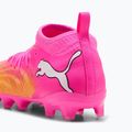 Încălțăminte de fotbal pentru copii PUMA Future 9 Match FG/AG Jr poison pink/puma white/sun stream/bright aqua/puma black 5