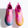 Încălțăminte de fotbal pentru copii PUMA Future 9 Match LL FG/AG Jr poison pink/puma white/sun stream/bright aqua/puma black 5