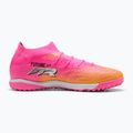 Încălțăminte de fotbal PUMA Future 9 Match TT poison pink/puma white/sun stream/bright aqua/puma black 2