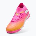 Încălțăminte de fotbal PUMA Future 9 Match TT poison pink/puma white/sun stream/bright aqua/puma black 4