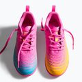 Încălțăminte de fotbal pentru copii PUMA Future 9 Play IT Jr poison pink/puma white/sun stream/bright aqua/puma black 4