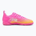 Încălțăminte de fotbal pentru copii PUMA Future 9 Play TT poison pink/puma white/sun stream/bright aqua/puma black 2