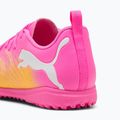 Încălțăminte de fotbal pentru copii PUMA Future 9 Play TT poison pink/puma white/sun stream/bright aqua/puma black 7