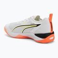 Încălțăminte de handbal PUMA Eliminate Nitro 4 Game On puma white/glowing red/ultra blue 3