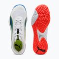 Încălțăminte de handbal PUMA Accelerate Turbo 4 Game On puma white/glowing red/ultra blue 12