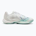 Încălțăminte de handbal pentru femei PUMA Vantage Nitro Game On puma white/baltic blue/fresh water 9