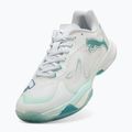 Încălțăminte de handbal pentru femei PUMA Vantage Nitro Game On puma white/baltic blue/fresh water 10