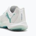 Încălțăminte de handbal pentru femei PUMA Vantage Nitro Game On puma white/baltic blue/fresh water 13