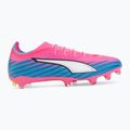 Încălțăminte de fotbal PUMA Ultra 6 Pro FG/AG poison pink/puma white/sunstream/bright aqua/puma black 2