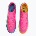 Încălțăminte de fotbal PUMA Ultra 6 Pro FG/AG poison pink/puma white/sunstream/bright aqua/puma black 5