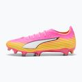 Încălțăminte de fotbal PUMA Ultra 6 Pro FG/AG poison pink/puma white/sunstream/bright aqua/puma black
