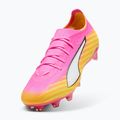 Încălțăminte de fotbal PUMA Ultra 6 Pro FG/AG poison pink/puma white/sunstream/bright aqua/puma black 4