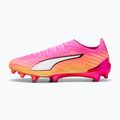 Încălțăminte de fotbal PUMA Ultra 6 Ultimate FG poison pink/puma white/sun stream/bright aqua/puma black