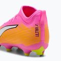 Încălțăminte de fotbal pentru copii PUMA Ultra 6 Match FG/AG Jr poison pink/puma white/sun stream/bright aqua/puma black 7