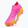 Încălțăminte de fotbal PUMA Ultra 6 Match + FG/AG poison pink/puma white/sun stream/bright aqua/puma black 3
