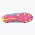 Încălțăminte de fotbal pentru copii PUMA Ultra 6 Play FG/AG Jr poison pink/puma white/sun stream/bright aqua/puma black 4