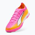 Încălțăminte de fotbal PUMA Ultra 6 Match TT poison pink/puma white/sun stream/bright aqua/puma black