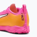 Încălțăminte de fotbal pentru copii PUMA Ultra 6 Play TT Jr poison pink/puma white/sun stream/bright aqua/puma black 6