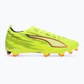Încălțăminte de fotbal PUMA Ultra 6 Match FG/AG yellow alert/puma black/glowing red/lime squeeze 2
