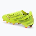 Încălțăminte de fotbal PUMA Ultra 6 Match FG/AG yellow alert/puma black/glowing red/lime squeeze 3