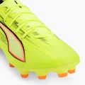 Încălțăminte de fotbal PUMA Ultra 6 Match FG/AG yellow alert/puma black/glowing red/lime squeeze 7
