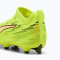 Încălțăminte de fotbal pentru copii PUMA Ultra 6 Match FG/AG Jr yellow alert/puma black/glowing red/lime squeeze 8