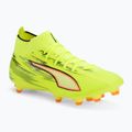 Încălțăminte de fotbal PUMA Ultra 6 Match + FG/AG yellow alert/puma black/glowing red/lime squeeze