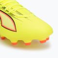 Încălțăminte de fotbal PUMA Ultra 6 Play+ FG/AG yellow alert/puma black/glowing red/lime squeeze 7