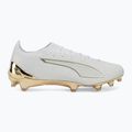 Încălțăminte de fotbal PUMA Ultra 6 Ultimate FG puma white/metallic gold/puma black 2