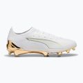 Încălțăminte de fotbal PUMA Ultra 6 Ultimate FG puma white/metallic gold/puma black 9