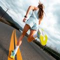 Încălțăminte de alergare pentru femei Puma Deviate Nitro Elite 4 Fresh Water/Lemon Crush/Puma Black 6