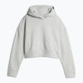 Bluză pentru femei Puma Hyrox World Cropped Hoodie light grey