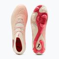 Încățăminte de fotbal PUMA Future 9 Ultimate FG sugared almond/puma white/ultra red/puma black 4