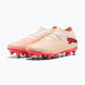 Încățăminte de fotbal PUMA Future 9 Match MxSG sugared almond/puma white/ultra red/puma black 4