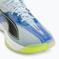 Încălțăminte de handbal PUMA Accelerate Nitro SQD 5 aqua glow/puma black/green glare/royal sapphire 7