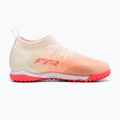 Încălțăminte de fotbal pentru copii PUMA Future 9 Match TT+ Mid Jr sugared almond/puma white/ultra red/puma black 2