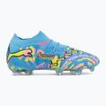 Încățăminte de fotbal PUMA Future 9 Ultimate Advanced Level FG puma white/blue glimmer/pink glimmer/yellow alert 2