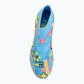 Încățăminte de fotbal PUMA Future 9 Match Advanced Level FG/AG puma white/blue glimmer/pink glimmer/yellow alert 5