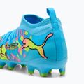 Încălțăminte de fotbal pentru copii PUMA Future 9 Match Advanced Level FG/AG Jr puma white/blue glimmer/pink glimmer/yellow alert 6
