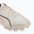 Încățăminte de fotbal PUMA King 20 Pro FG/AG sugared almond/puma black/ultra red 7