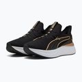 Încălțăminte pentru femei PUMA Softride Sabrina Polished Chrome puma black/puma white/puma gold 3