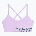 Sutien sport PUMA x HYROX Strappy Pwrmode violet deschis 4