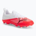 Încălțăminte de fotbal pentru copii PUMA Ultra 7 Match FG/AG Jr ultra red/puma black/puma white